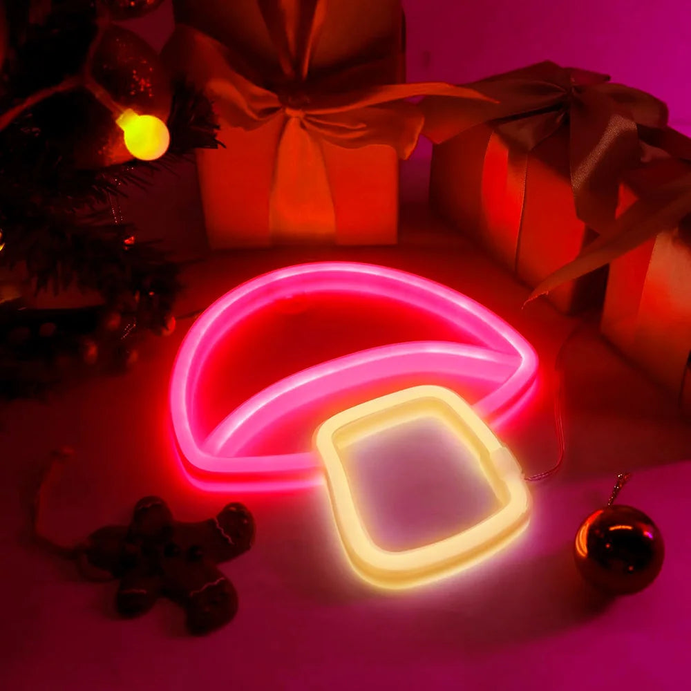 Butterfly Neon Sign USB/Battery Powered Cat LED Neon Light Skull Neon Lamp Wall Art Decor for Home Bedroom Birthday Gift Wedding - Cosmic Twink