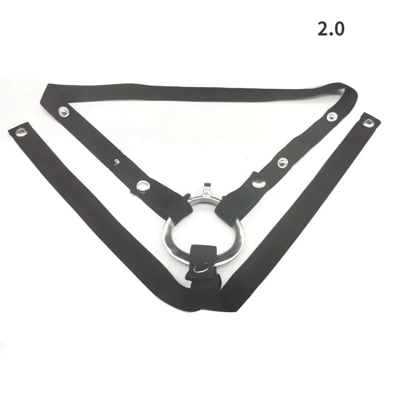 Male Bondage Penis Ring Multicolor Chastity Cage Auxiliary Belt Scrotal Cock Sexy Toys For Sissy Gay Accessories For Couples 18+ - Cosmic Twink
