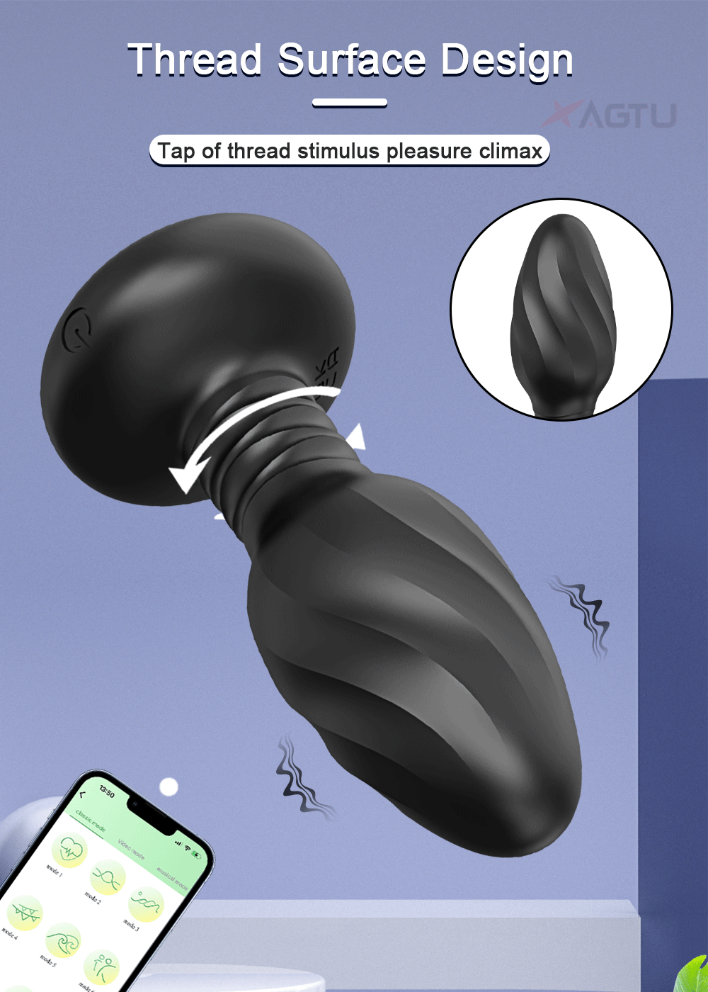Anal Plug Vibrator Gay Anal Dildo Toy Butt Plug Stimulator Masturbation Penetration Vagina Anal Vibrating Men Women Toys Adults - Cosmic Twink