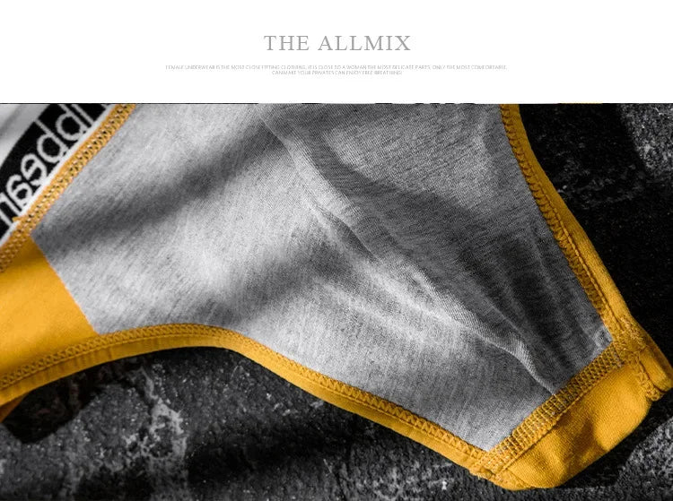 Lingerie sexy Men Underwear U Convex Sports Fitness Letter tanga hombre Cotton Low Waist strings Seamless Briefs Thong T Pants - Cosmic Twink