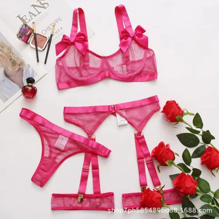Sexy Lingerie Super Hot Women Underpants Women's Underwear Sets Sexy Night Clothes Below Set of Clothes Romantic Lingeries Set - Cosmic Twink