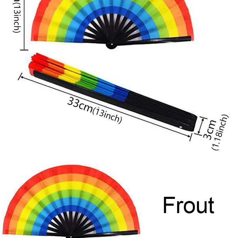 Chinese Kung Fu Fan Martial Arts Dance Folding Fan Traditional Martial Ventilador Portable Hand Folding Fans Performance Props - Cosmic Twink