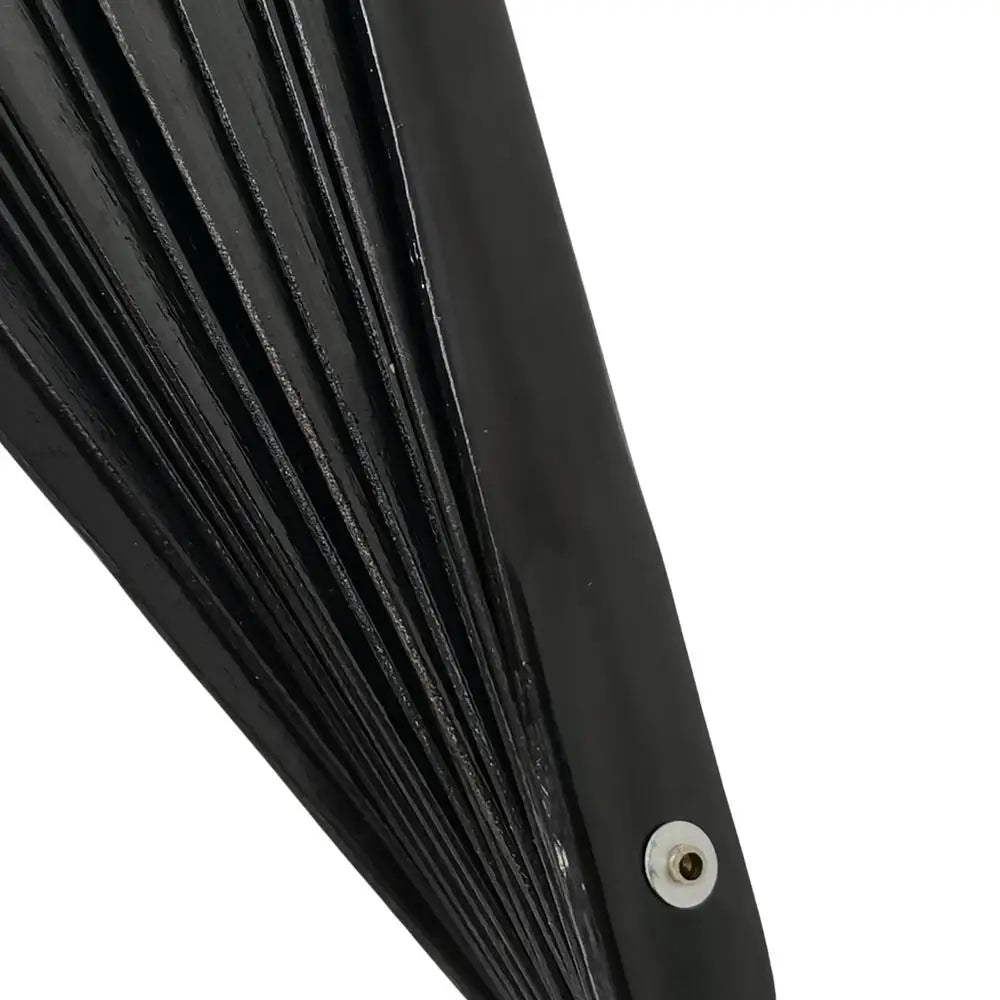 Large Folding Hand Fan Bling Bling Hand Rave Fan Rainbow Print Bamboo Oxford Cloth Pride Festival Handheld Fan For Party Gift - Cosmic Twink