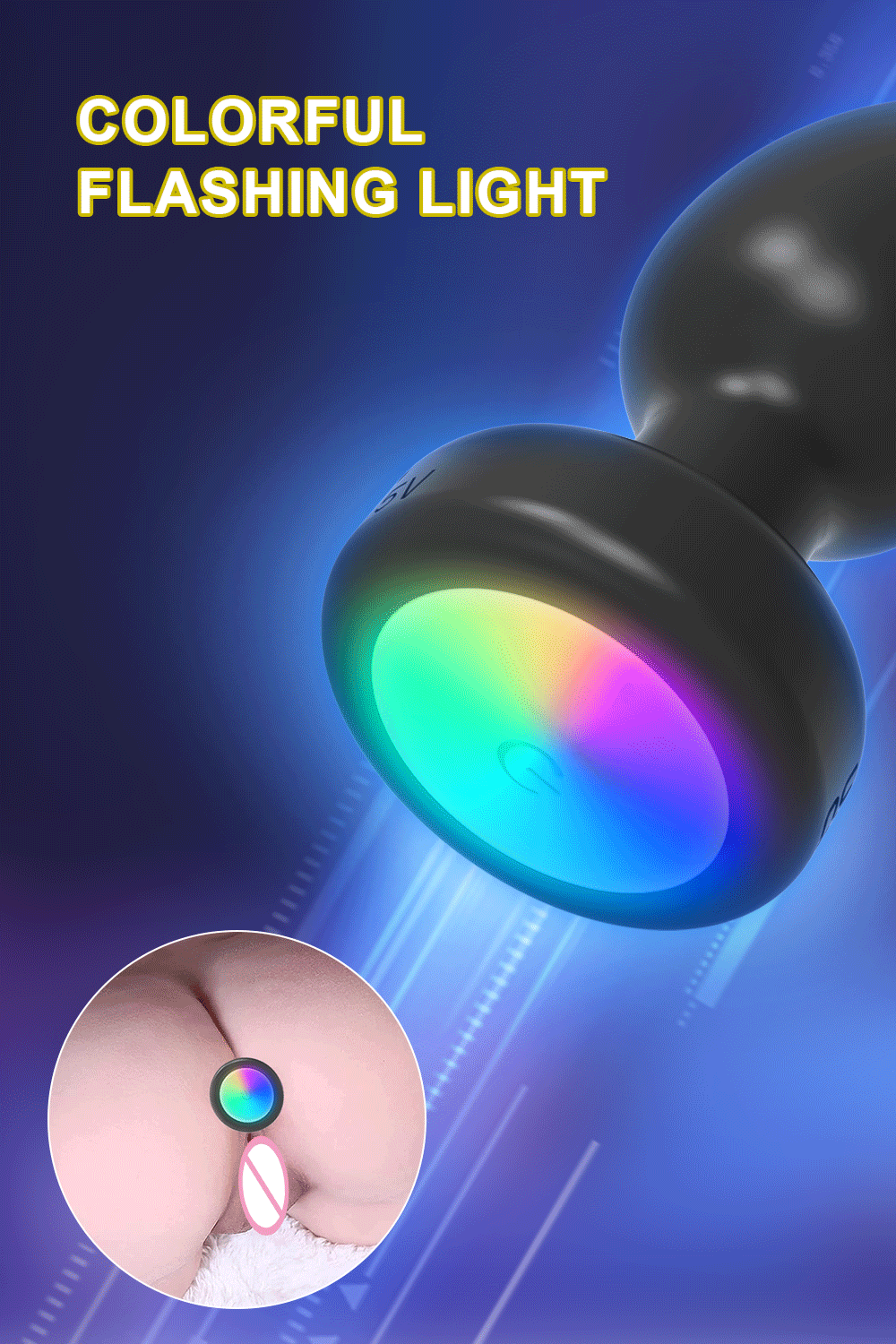 Anal Plug Vibrator Gay Anal Dildo Toy Butt Plug Stimulator Masturbation Penetration Vagina Anal Vibrating Men Women Toys Adults - Cosmic Twink