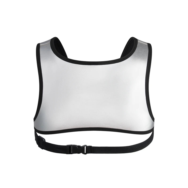 Harness Men Strap Costume Sexy Shoulder Bondage Chest Lingerie Metal Shaper Gay Men Underwear Neoprene & Metallic Leather Top - Cosmic Twink