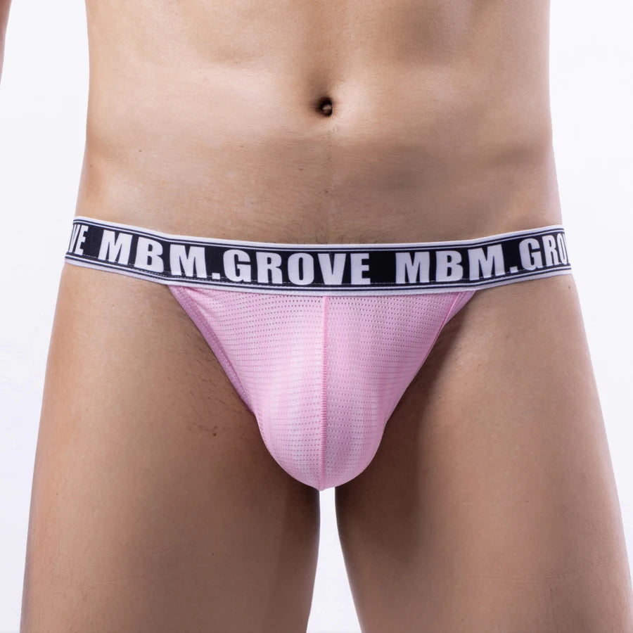 4pcs Gay Underwear Men Thongs Jockstrap Men Mesh G Strings Thong Underwear Sissy Tanga Hombre Breathable Sexy Lingerie for Men - Cosmic Twink
