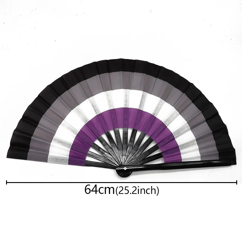 Chinese Kung Fu Fan Martial Arts Dance Folding Fan Traditional Martial Ventilador Portable Hand Folding Fans Performance Props - Cosmic Twink