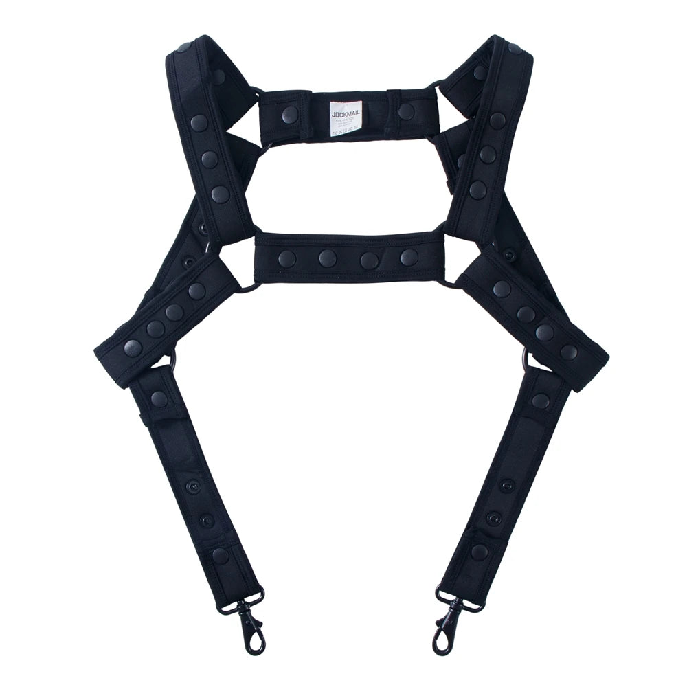 Men Harness Bodysuit Men's Jockstraps Gay Underwear Jock with Removable Codpiece Big Bulge. Adjustable Comfort and Size. - Cosmic Twink