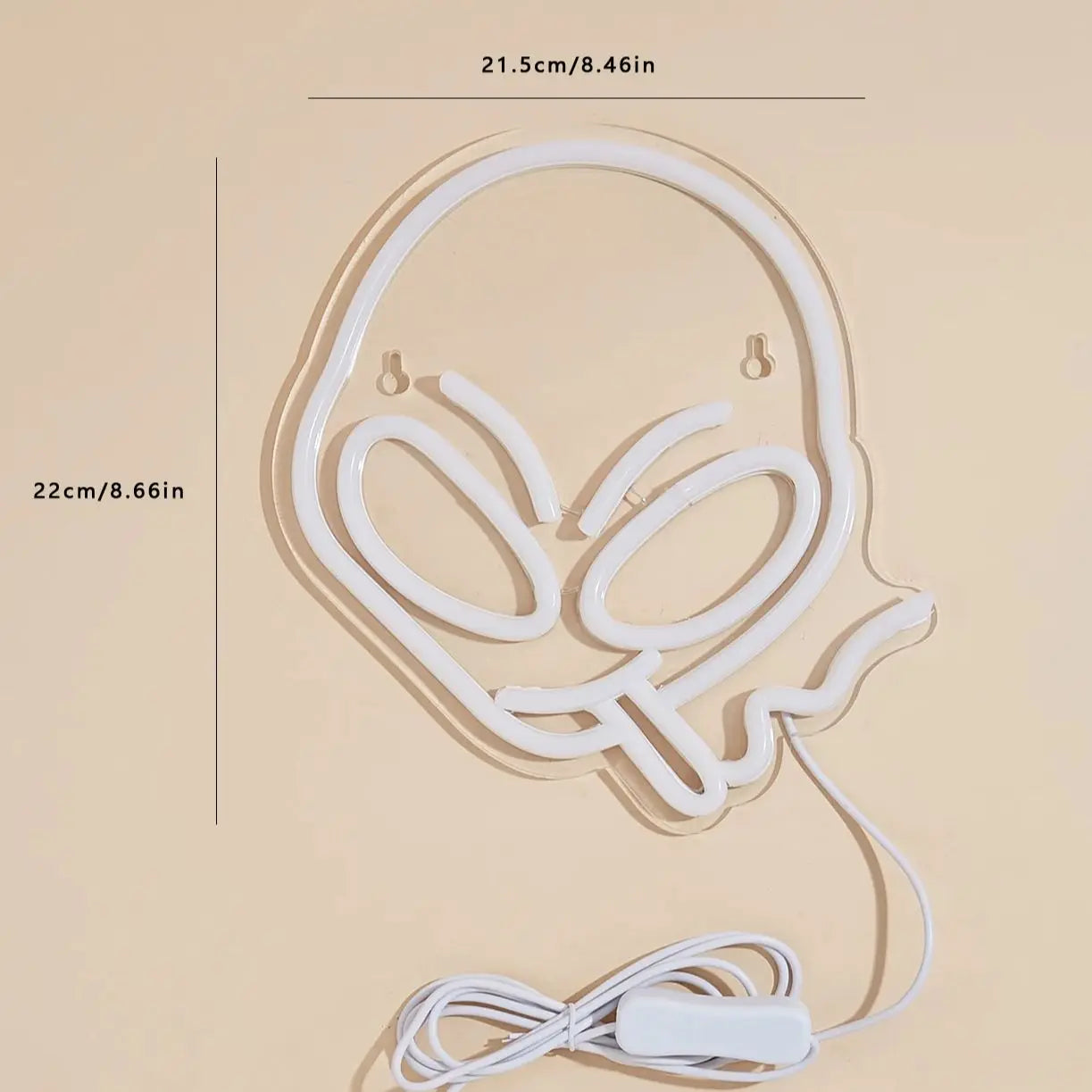 Chi-buy LED Neon Alien Smoking Neon Signs Night Light 3D Wall Art & Game Room Bedroom Living Room Decor Lamp Signs - Cosmic Twink