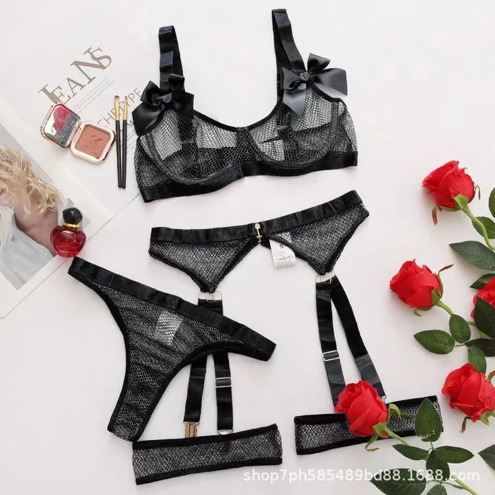 Sexy Lingerie Super Hot Women Underpants Women's Underwear Sets Sexy Night Clothes Below Set of Clothes Romantic Lingeries Set - Cosmic Twink