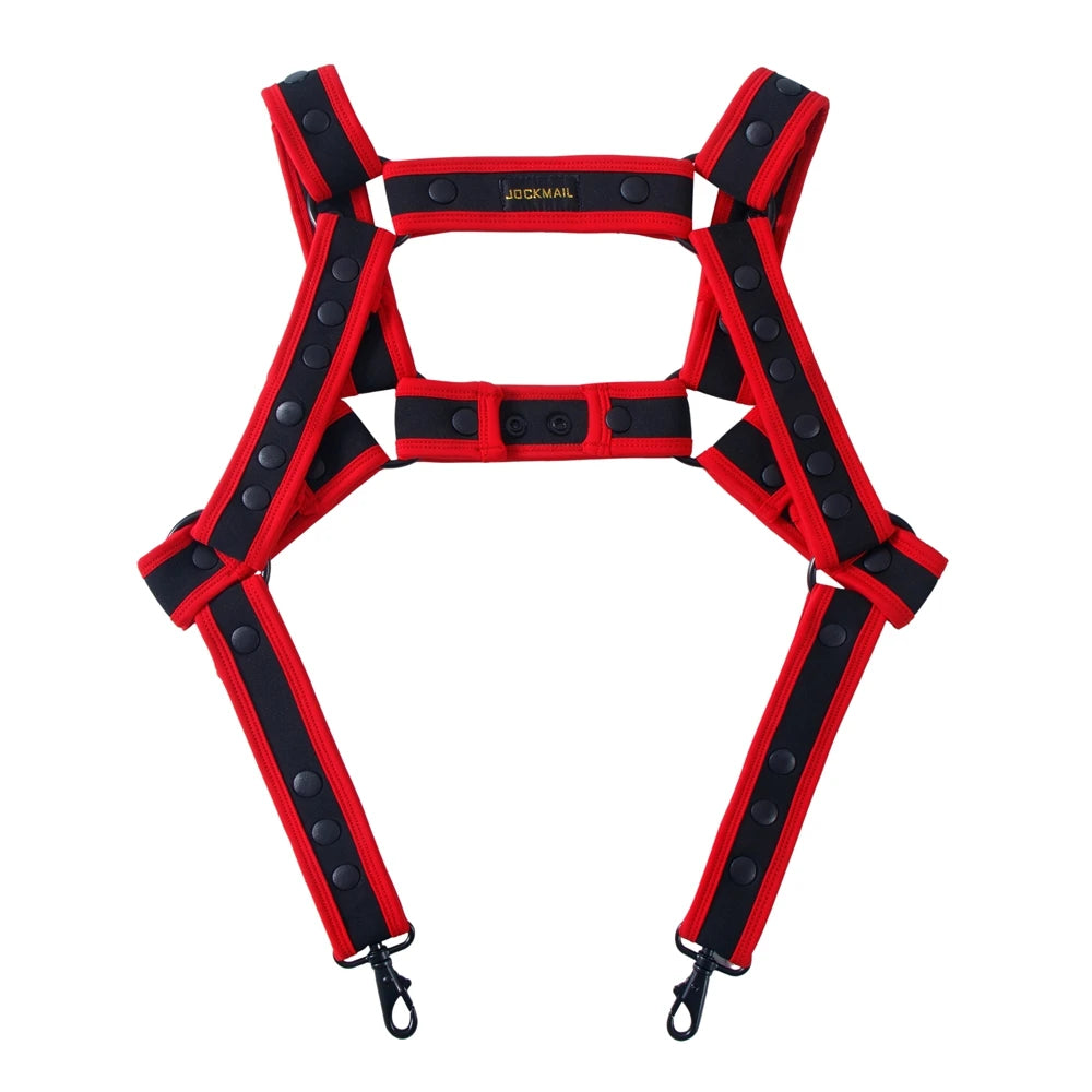 Men Harness Bodysuit Men's Jockstraps Gay Underwear Jock with Removable Codpiece Big Bulge. Adjustable Comfort and Size. - Cosmic Twink