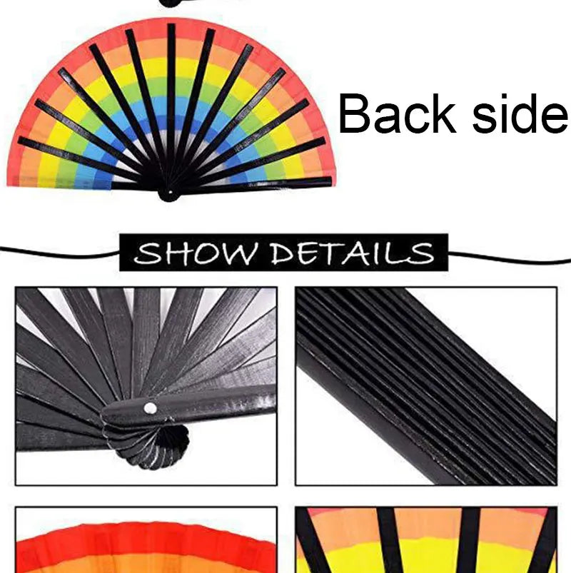 Chinese Kung Fu Fan Martial Arts Dance Folding Fan Traditional Martial Ventilador Portable Hand Folding Fans Performance Props - Cosmic Twink