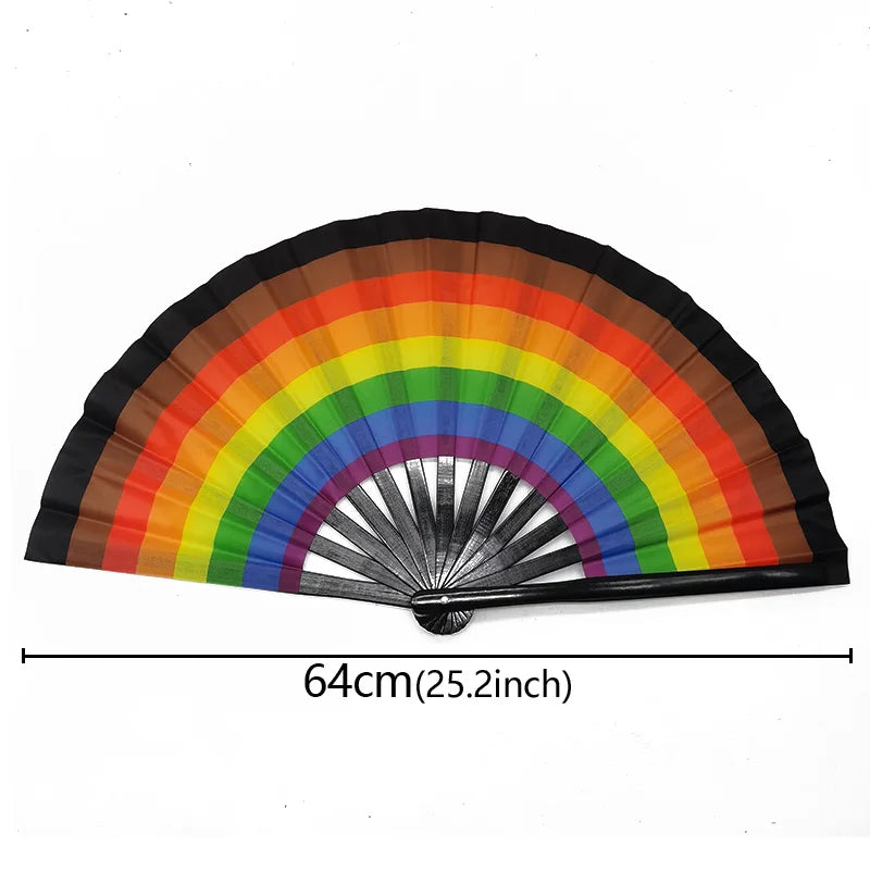 Chinese Kung Fu Fan Martial Arts Dance Folding Fan Traditional Martial Ventilador Portable Hand Folding Fans Performance Props - Cosmic Twink