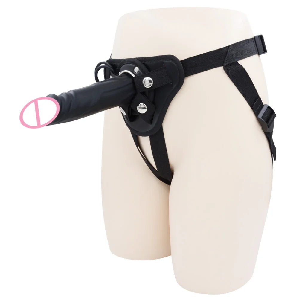 Men Strap On Dildo Panties Wearable Massager Penis Penetration For Couples Dildos Lesbian Cock Gay Harness Women Realistic SexSM - Cosmic Twink