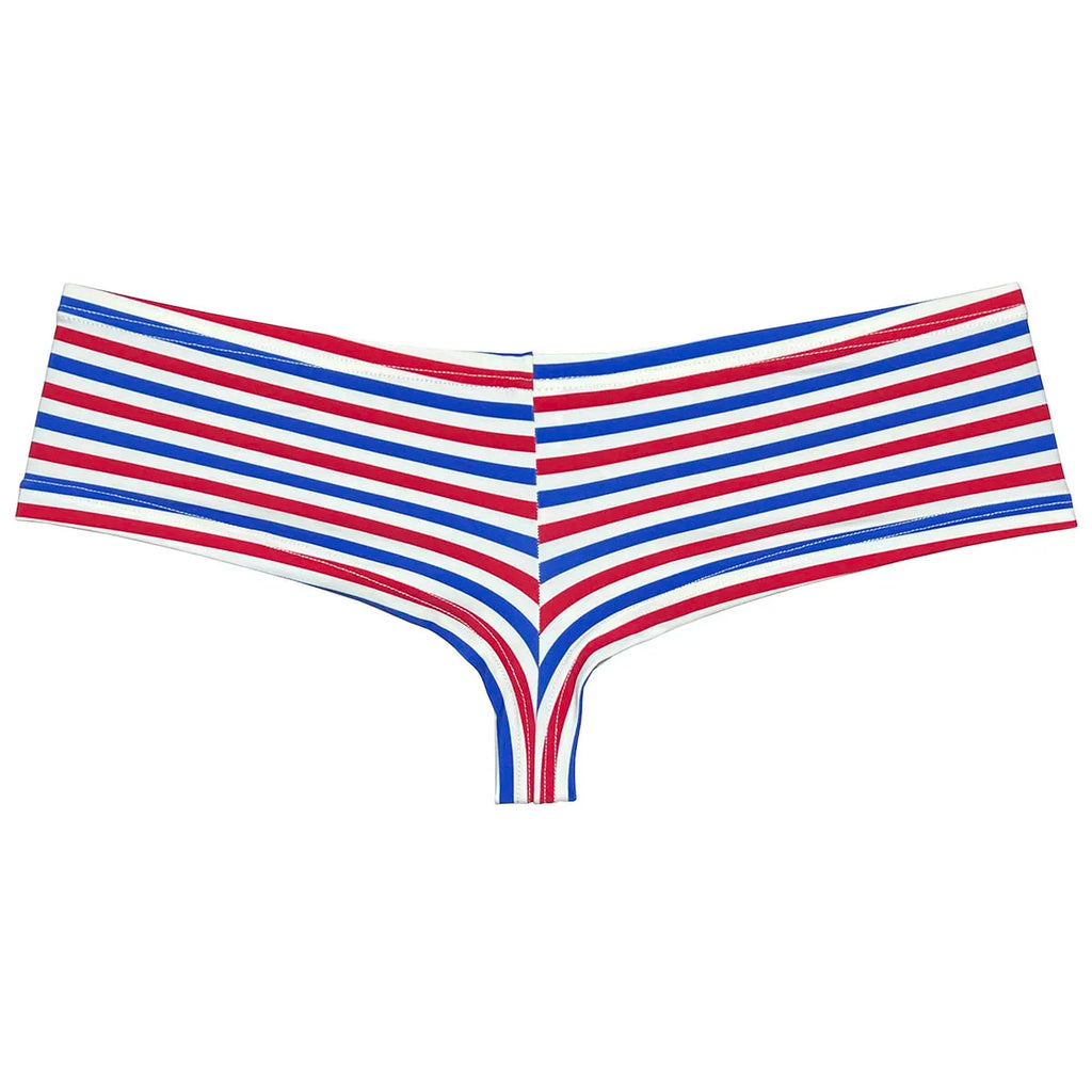 Sexy Mens Print Swim Thongs Ultrathin Quick-dry Swimwear Low-rise Bikini-Style Back Briefs Underwear Elastic Boxer Shorts Beach - Cosmic Twink