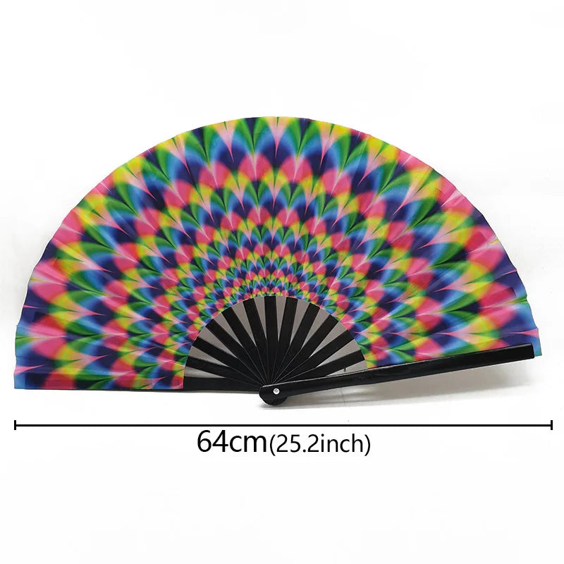 Chinese Kung Fu Fan Martial Arts Dance Folding Fan Traditional Martial Ventilador Portable Hand Folding Fans Performance Props - Cosmic Twink